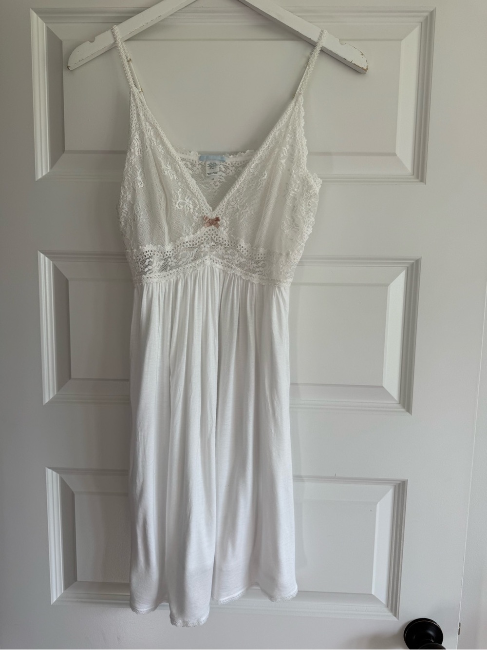 Eberjey White Lace Chemise